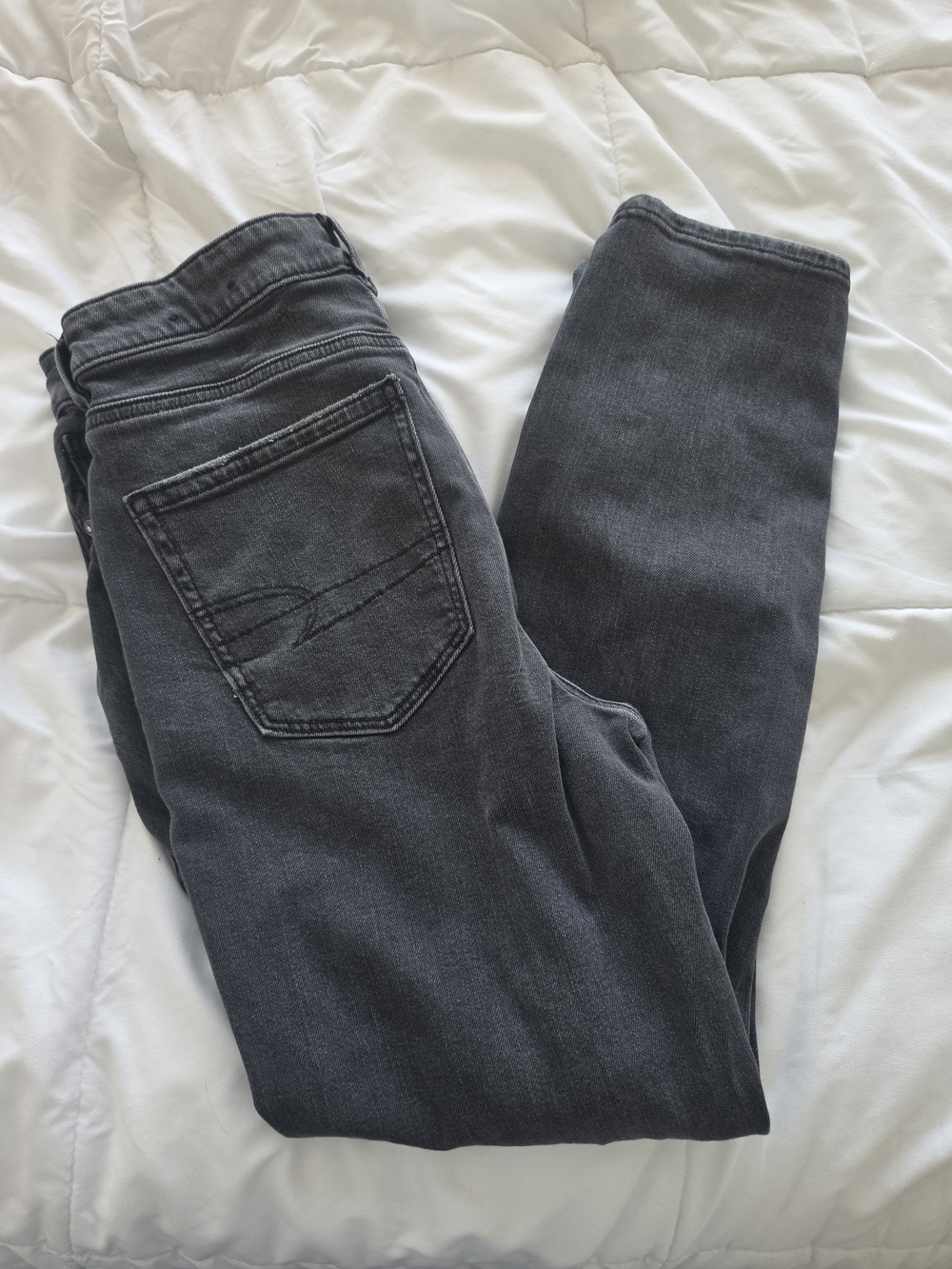 American Eagle Outfitters Women’s Charcoal Black Skinny Jeans